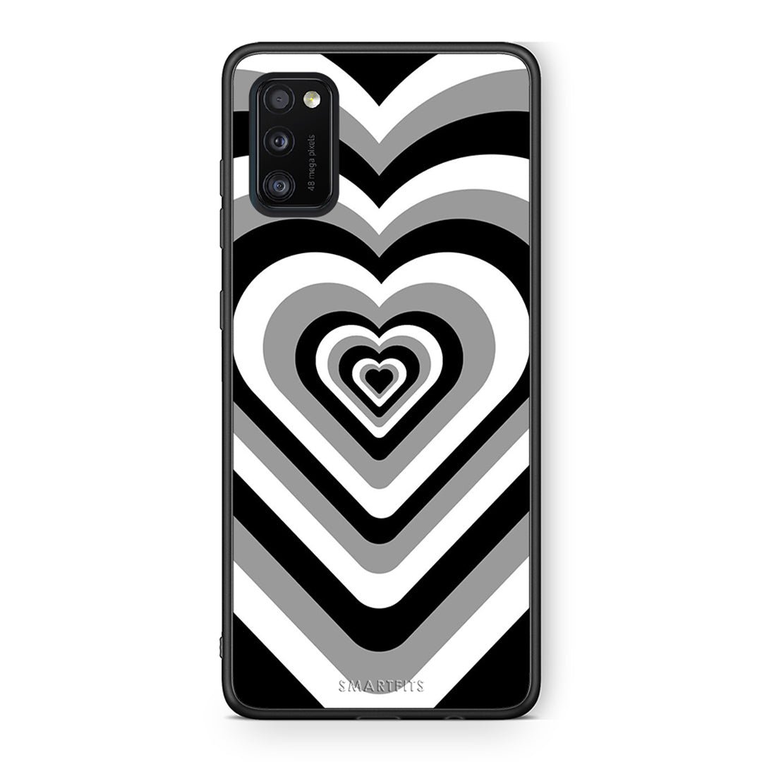 Black Hearts - Samsung Galaxy A41 θήκη