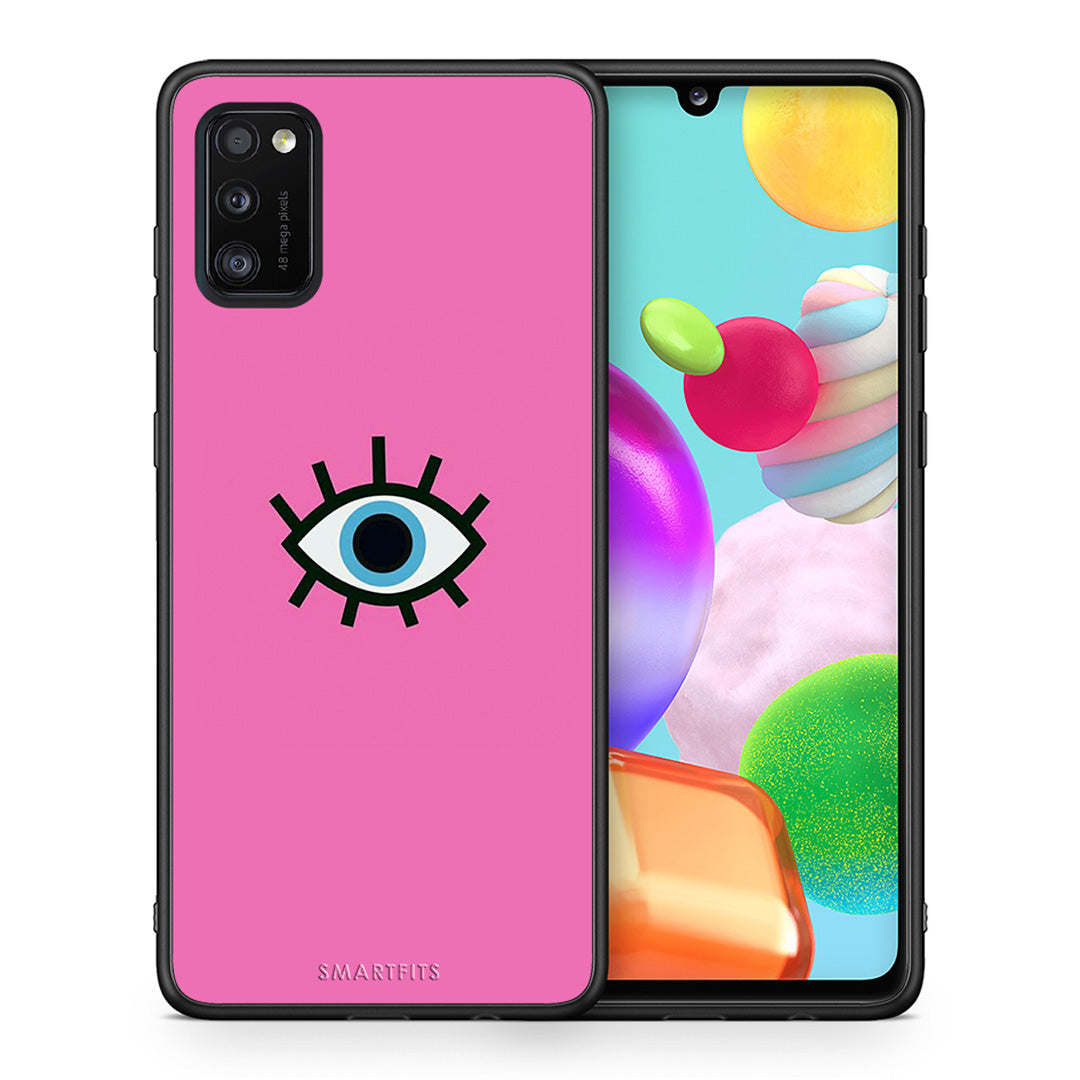 Blue Eye Pink - Samsung Galaxy A41 θήκη