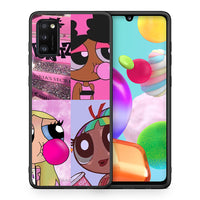Thumbnail for Θήκη Αγίου Βαλεντίνου Samsung A41 Bubble Girls από τη Smartfits με σχέδιο στο πίσω μέρος και μαύρο περίβλημα | Samsung A41 Bubble Girls case with colorful back and black bezels