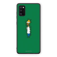 Thumbnail for Samsung A41 Bush Man Θήκη Αγίου Βαλεντίνου από τη Smartfits με σχέδιο στο πίσω μέρος και μαύρο περίβλημα | Smartphone case with colorful back and black bezels by Smartfits