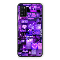 Thumbnail for Samsung A41 Collage Stay Wild Θήκη Αγίου Βαλεντίνου από τη Smartfits με σχέδιο στο πίσω μέρος και μαύρο περίβλημα | Smartphone case with colorful back and black bezels by Smartfits