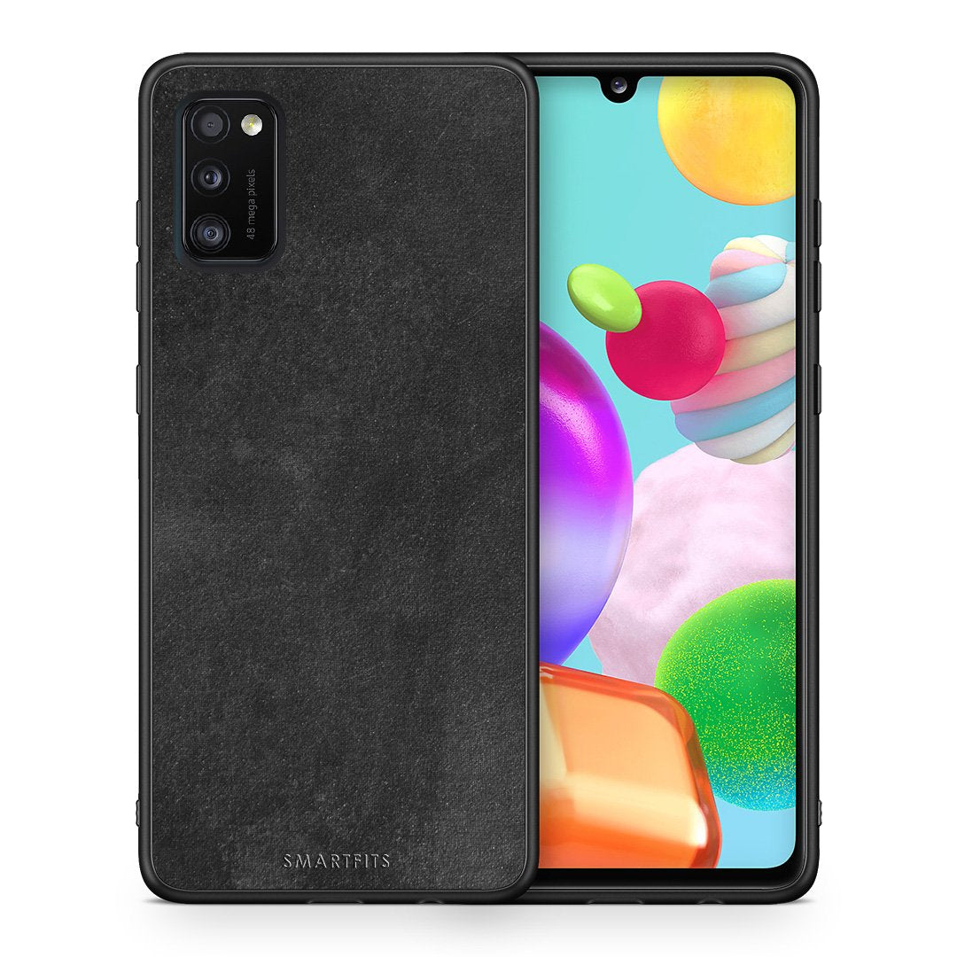 Θήκη Samsung A41 Black Slate Color από τη Smartfits με σχέδιο στο πίσω μέρος και μαύρο περίβλημα | Samsung A41 Black Slate Color case with colorful back and black bezels