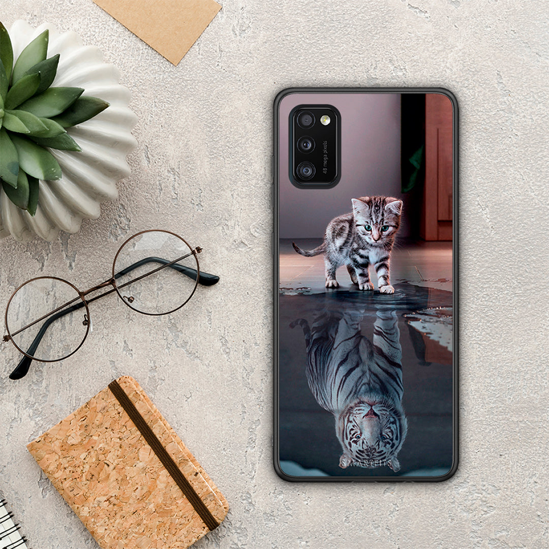 Cute Tiger - Samsung Galaxy A41 θήκη