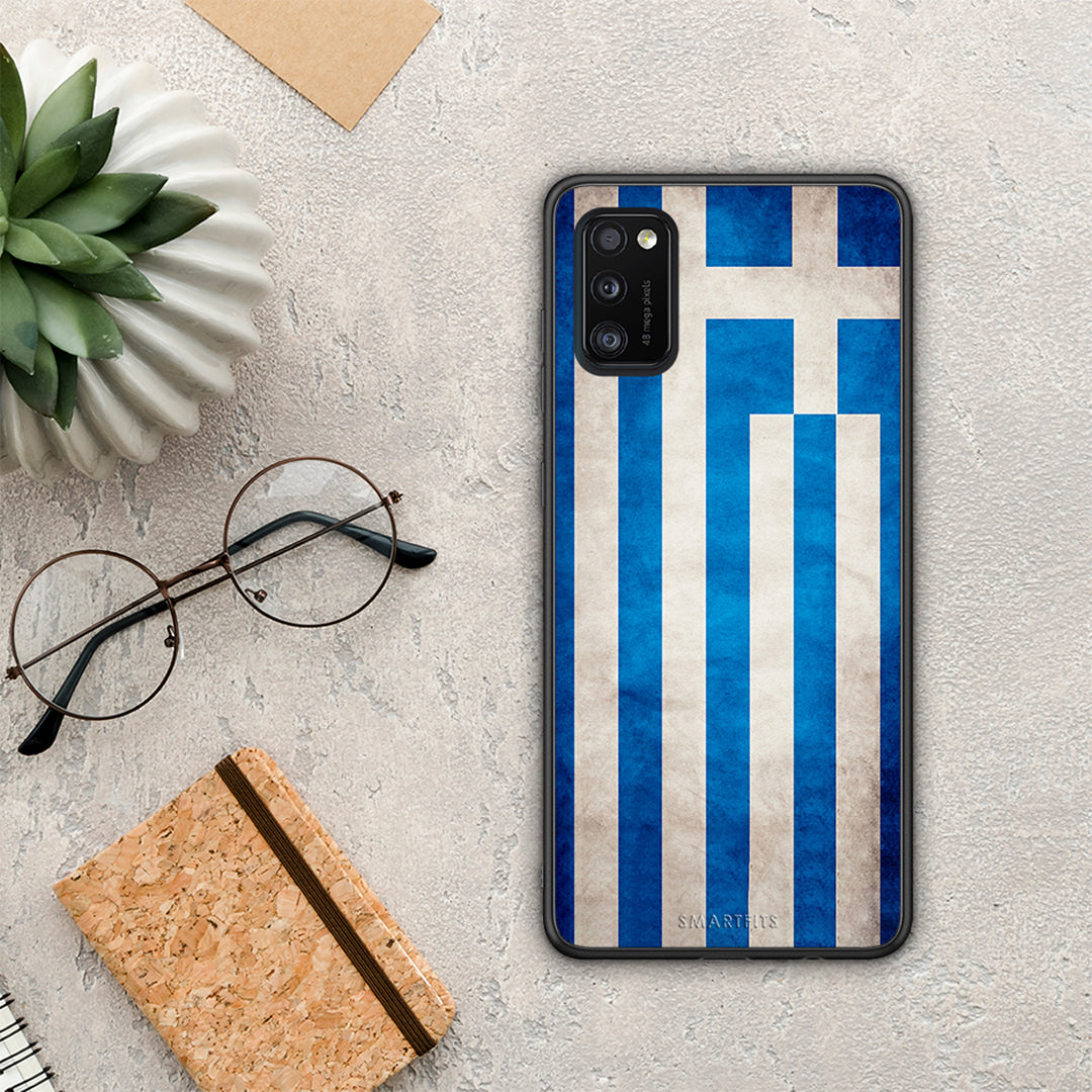 Flag Greek - Samsung Galaxy A41 θήκη