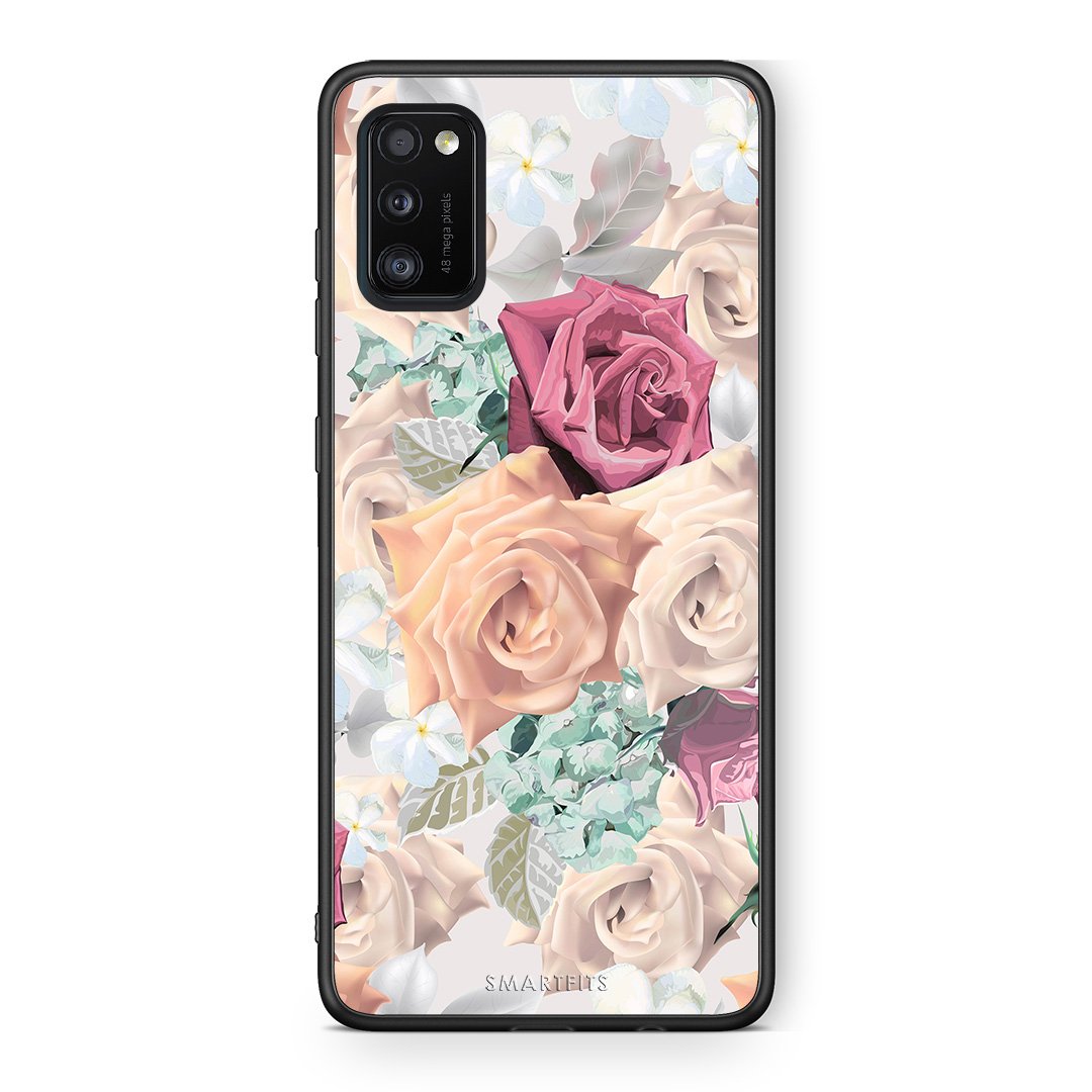 99 - Samsung A41  Bouquet Floral case, cover, bumper