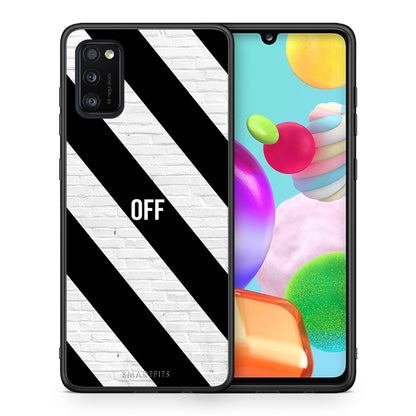 Θήκη Samsung A41 Get Off από τη Smartfits με σχέδιο στο πίσω μέρος και μαύρο περίβλημα | Samsung A41 Get Off case with colorful back and black bezels