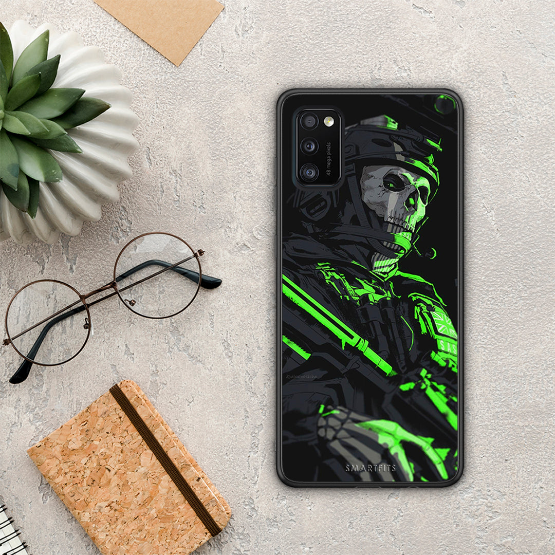 Green Soldier - Samsung Galaxy A41 θήκη