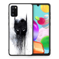 Thumbnail for Θήκη Samsung A41 Paint Bat Hero από τη Smartfits με σχέδιο στο πίσω μέρος και μαύρο περίβλημα | Samsung A41 Paint Bat Hero case with colorful back and black bezels