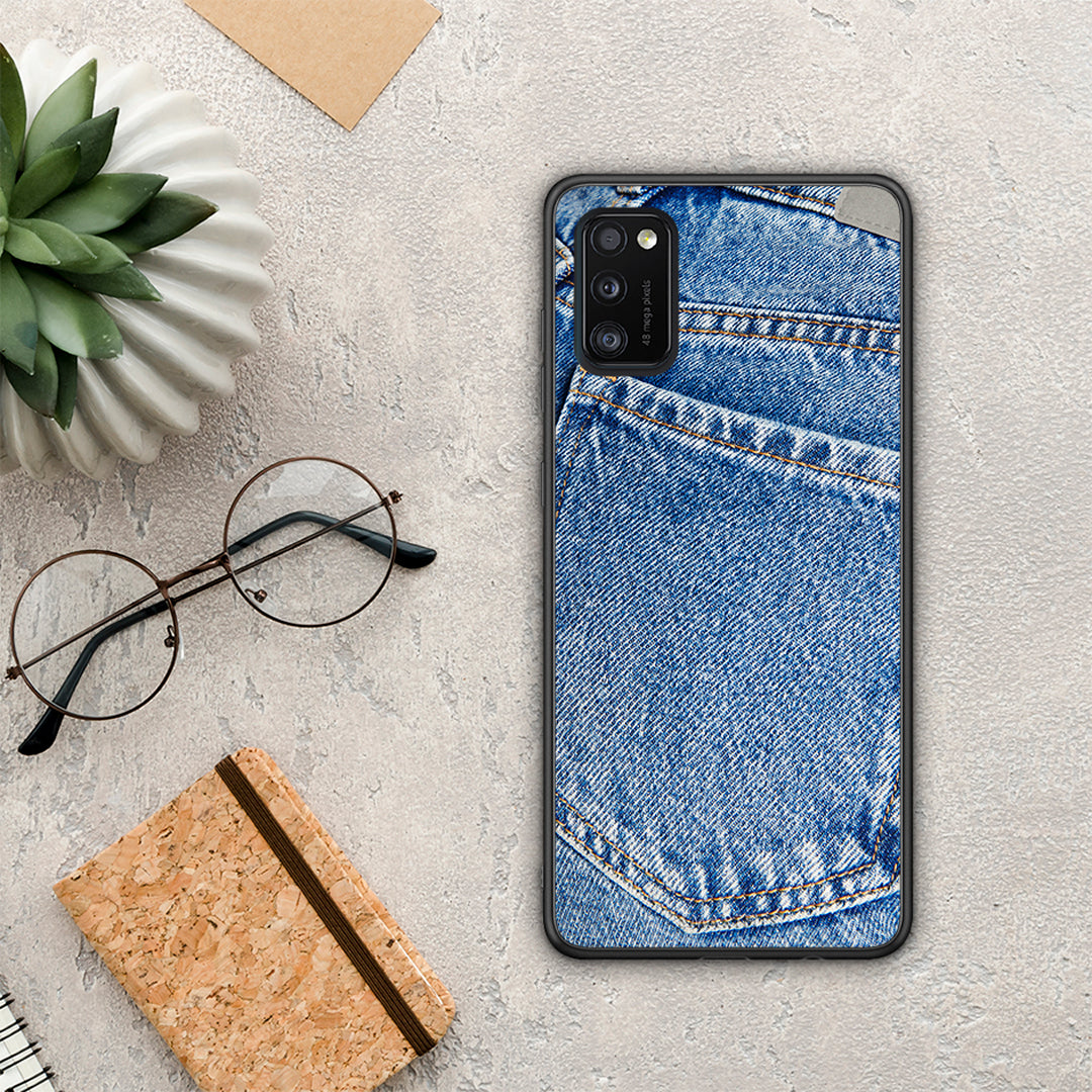Jeans Pocket - Samsung Galaxy A41 θήκη