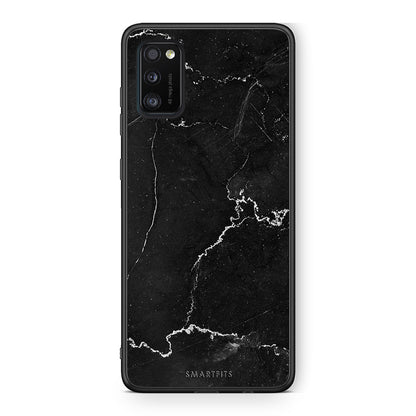 Samsung A41 Marble Black θήκη από τη Smartfits με σχέδιο στο πίσω μέρος και μαύρο περίβλημα | Smartphone case with colorful back and black bezels by Smartfits