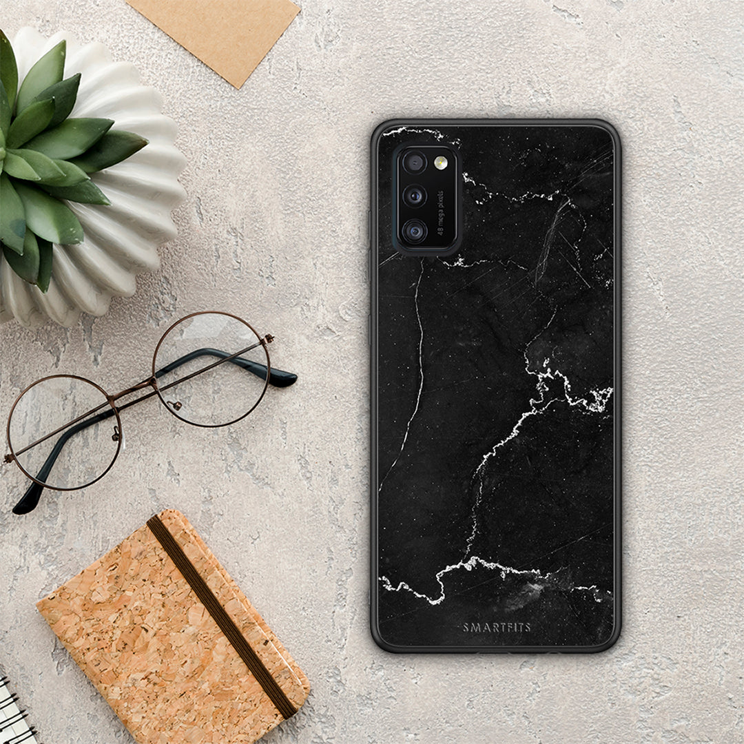 Marble Black - Samsung Galaxy A41 θήκη