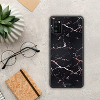 Thumbnail for Marble Black Rosegold - Samsung Galaxy A41 θήκη