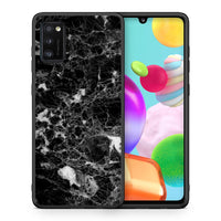 Thumbnail for Θήκη Samsung A41 Male Marble από τη Smartfits με σχέδιο στο πίσω μέρος και μαύρο περίβλημα | Samsung A41 Male Marble case with colorful back and black bezels