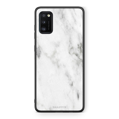 2 - Samsung A41  White marble case, cover, bumper