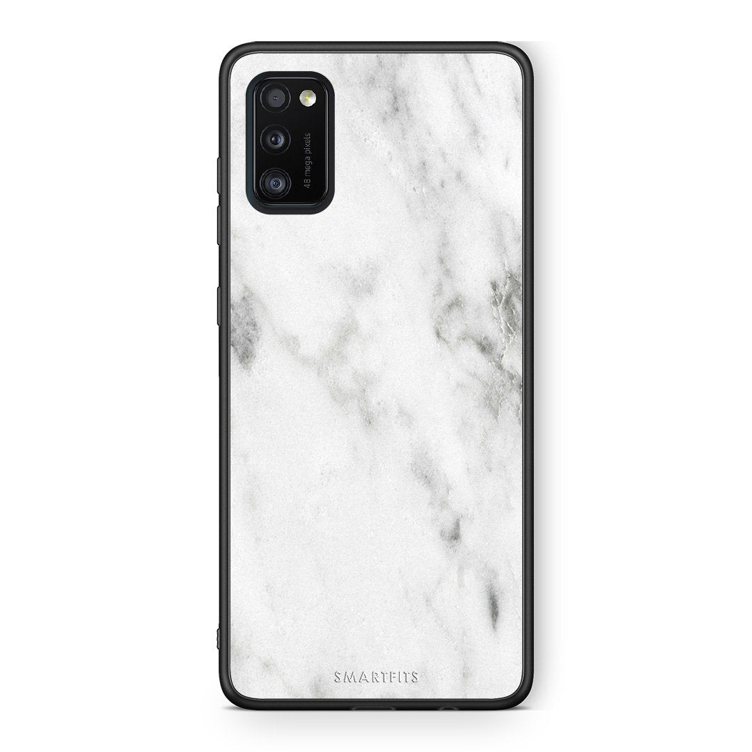 2 - Samsung A41  White marble case, cover, bumper