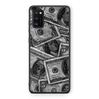 Thumbnail for Samsung A41 Money Dollars θήκη από τη Smartfits με σχέδιο στο πίσω μέρος και μαύρο περίβλημα | Smartphone case with colorful back and black bezels by Smartfits
