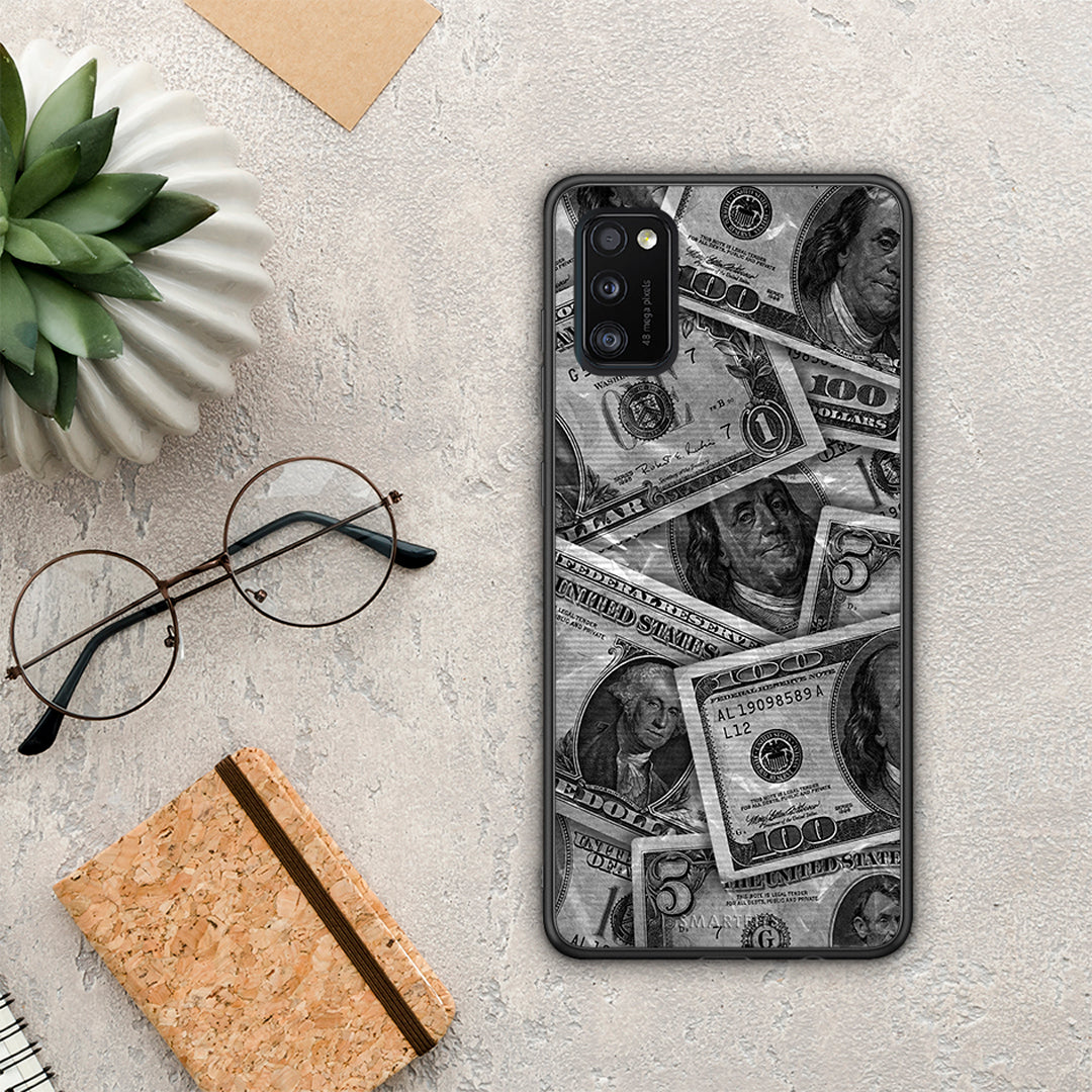 Money Dollars - Samsung Galaxy A41 θήκη