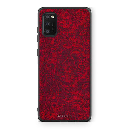 Samsung A41 Paisley Cashmere θήκη από τη Smartfits με σχέδιο στο πίσω μέρος και μαύρο περίβλημα | Smartphone case with colorful back and black bezels by Smartfits