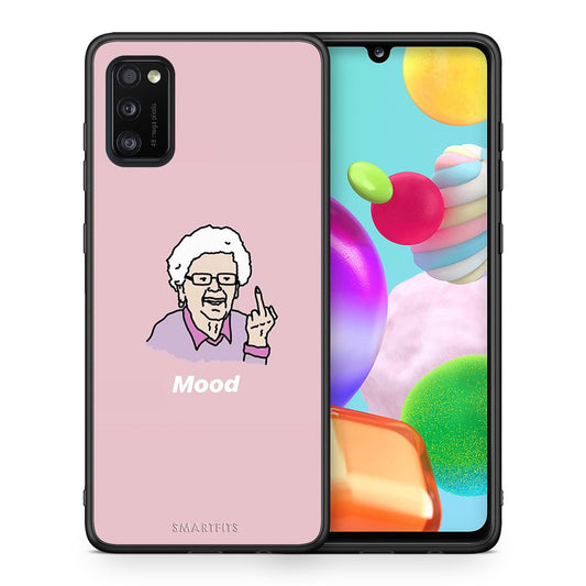 Θήκη Samsung A41 Mood PopArt από τη Smartfits με σχέδιο στο πίσω μέρος και μαύρο περίβλημα | Samsung A41 Mood PopArt case with colorful back and black bezels