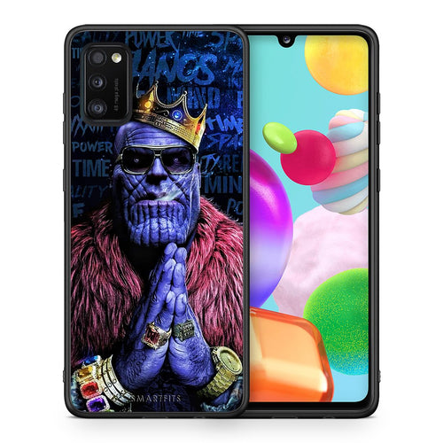 Θήκη Samsung A41 Thanos PopArt από τη Smartfits με σχέδιο στο πίσω μέρος και μαύρο περίβλημα | Samsung A41 Thanos PopArt case with colorful back and black bezels