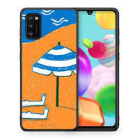 Thumbnail for Θήκη Samsung A41 Summering από τη Smartfits με σχέδιο στο πίσω μέρος και μαύρο περίβλημα | Samsung A41 Summering case with colorful back and black bezels