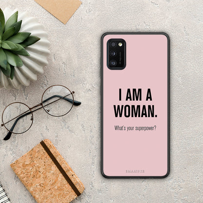 Superpower Woman - Samsung Galaxy A41 θήκη