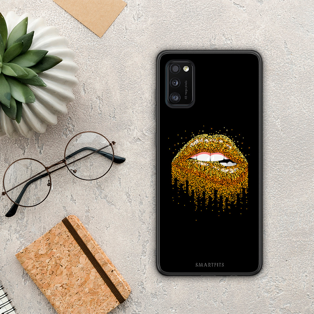 Valentine Golden - Samsung Galaxy A41 θήκη