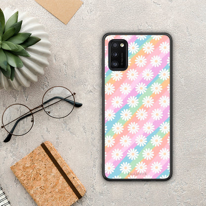 White Daisies - Samsung Galaxy A41 θήκη