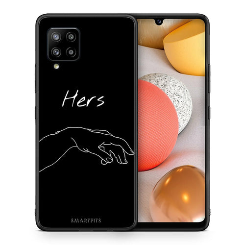 Θήκη Αγίου Βαλεντίνου Samsung Galaxy A42 Aeshetic Love 1 από τη Smartfits με σχέδιο στο πίσω μέρος και μαύρο περίβλημα | Samsung Galaxy A42 Aeshetic Love 1 case with colorful back and black bezels