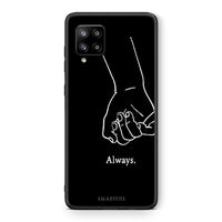 Thumbnail for Θήκη Αγίου Βαλεντίνου Samsung Galaxy A42 Always & Forever 1 από τη Smartfits με σχέδιο στο πίσω μέρος και μαύρο περίβλημα | Samsung Galaxy A42 Always & Forever 1 case with colorful back and black bezels