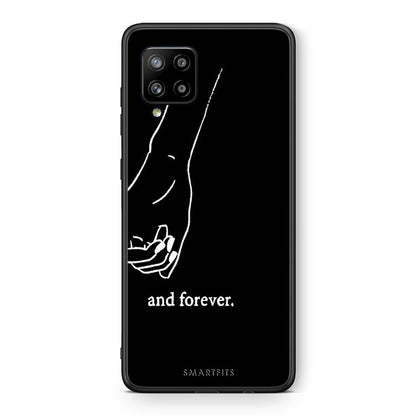 Θήκη Αγίου Βαλεντίνου Samsung Galaxy A42 Always & Forever 2 από τη Smartfits με σχέδιο στο πίσω μέρος και μαύρο περίβλημα | Samsung Galaxy A42 Always & Forever 2 case with colorful back and black bezels