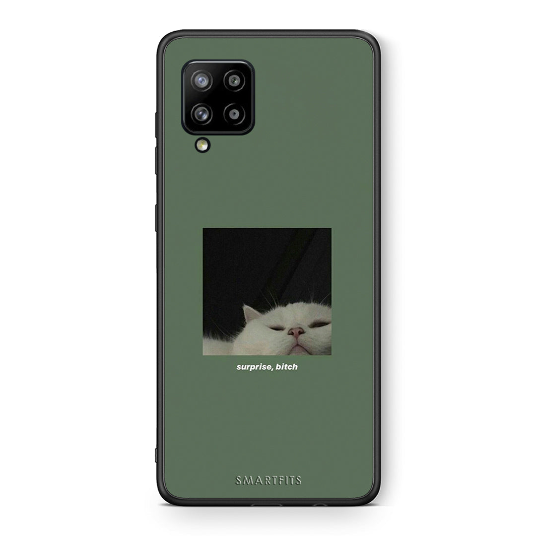 Θήκη Samsung Galaxy A42 Bitch Surprise από τη Smartfits με σχέδιο στο πίσω μέρος και μαύρο περίβλημα | Samsung Galaxy A42 Bitch Surprise case with colorful back and black bezels