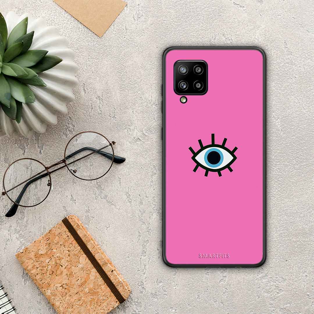 Blue Eye Pink - Samsung Galaxy A42 θήκη