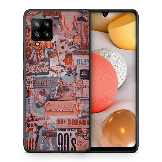 Θήκη Samsung Galaxy A42 Born In 90s από τη Smartfits με σχέδιο στο πίσω μέρος και μαύρο περίβλημα | Samsung Galaxy A42 Born In 90s case with colorful back and black bezels
