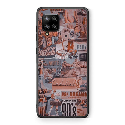 Θήκη Samsung Galaxy A42 Born In 90s από τη Smartfits με σχέδιο στο πίσω μέρος και μαύρο περίβλημα | Samsung Galaxy A42 Born In 90s case with colorful back and black bezels