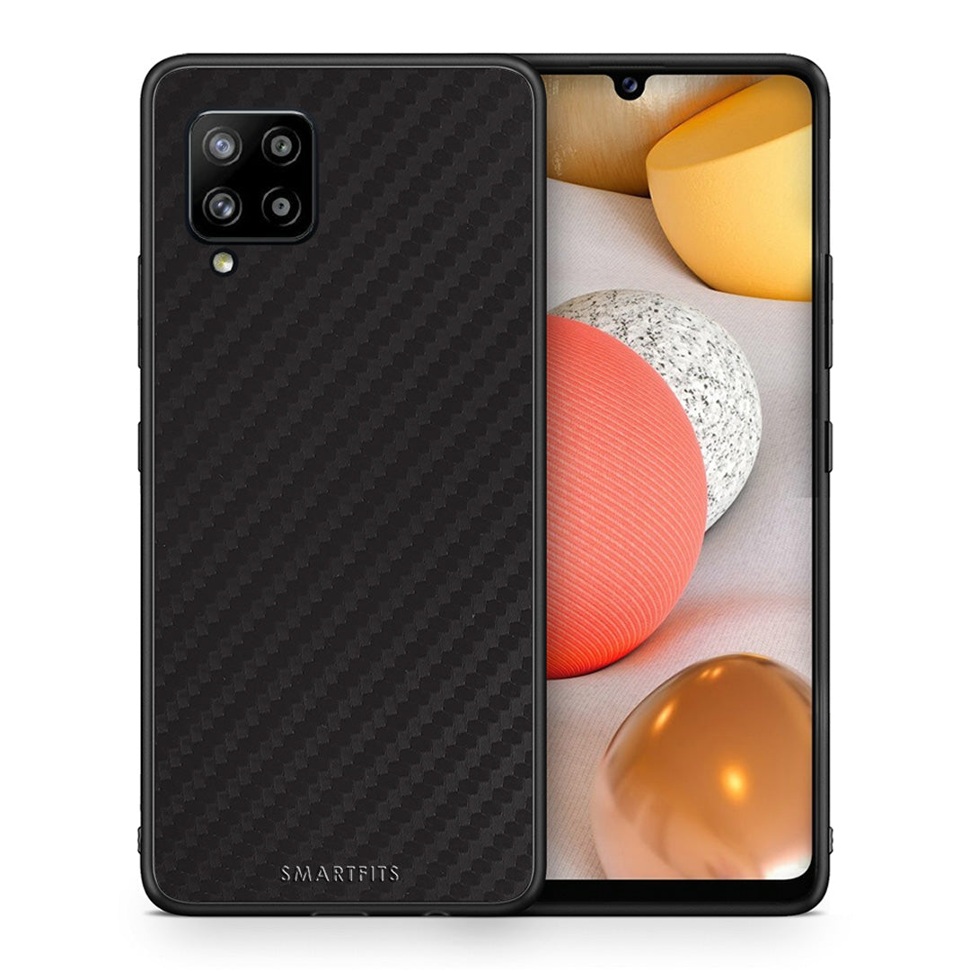 Θήκη Samsung Galaxy A42 Carbon Black από τη Smartfits με σχέδιο στο πίσω μέρος και μαύρο περίβλημα | Samsung Galaxy A42 Carbon Black case with colorful back and black bezels