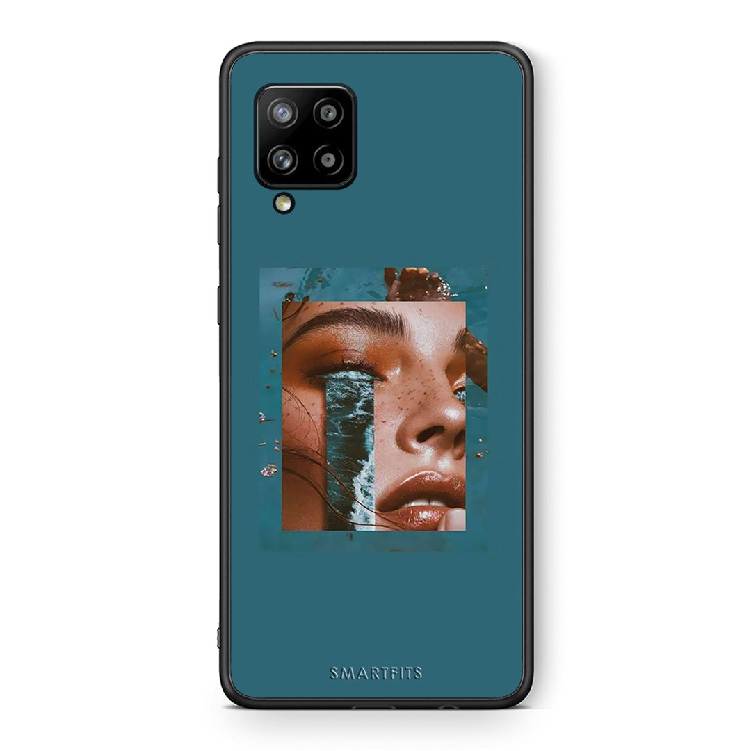 Θήκη Samsung Galaxy A42 Cry An Ocean από τη Smartfits με σχέδιο στο πίσω μέρος και μαύρο περίβλημα | Samsung Galaxy A42 Cry An Ocean case with colorful back and black bezels