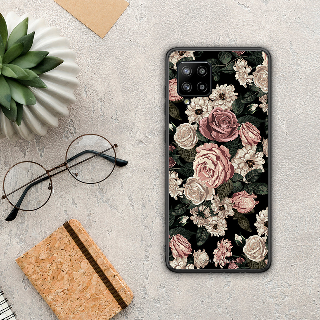 Flower Wild Roses - Samsung Galaxy A42 θήκη