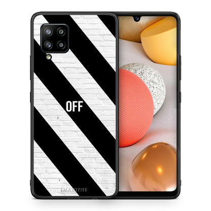 Θήκη Samsung Galaxy A42 Get Off από τη Smartfits με σχέδιο στο πίσω μέρος και μαύρο περίβλημα | Samsung Galaxy A42 Get Off case with colorful back and black bezels