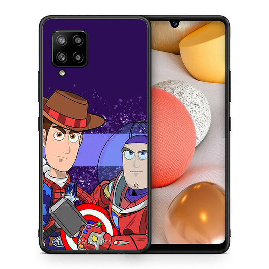 Θήκη Samsung Galaxy A42 Infinity Story από τη Smartfits με σχέδιο στο πίσω μέρος και μαύρο περίβλημα | Samsung Galaxy A42 Infinity Story case with colorful back and black bezels