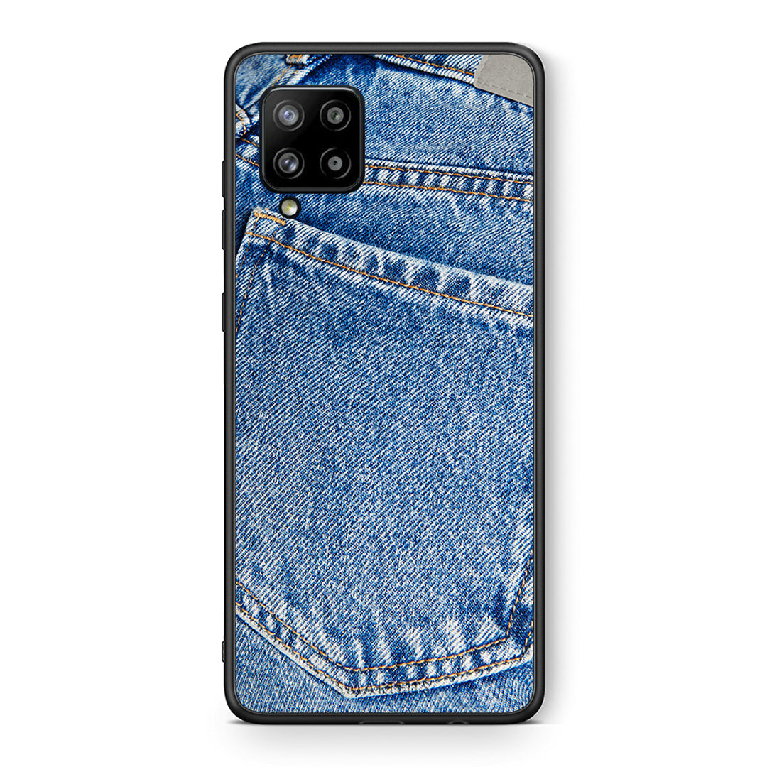 Θήκη Samsung Galaxy A42 Jeans Pocket από τη Smartfits με σχέδιο στο πίσω μέρος και μαύρο περίβλημα | Samsung Galaxy A42 Jeans Pocket case with colorful back and black bezels