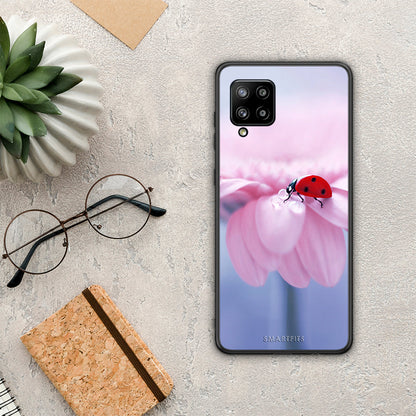 Ladybug Flower - Samsung Galaxy A42 θήκη