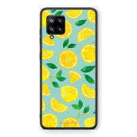 Thumbnail for Θήκη Samsung Galaxy A42 Lemons από τη Smartfits με σχέδιο στο πίσω μέρος και μαύρο περίβλημα | Samsung Galaxy A42 Lemons case with colorful back and black bezels