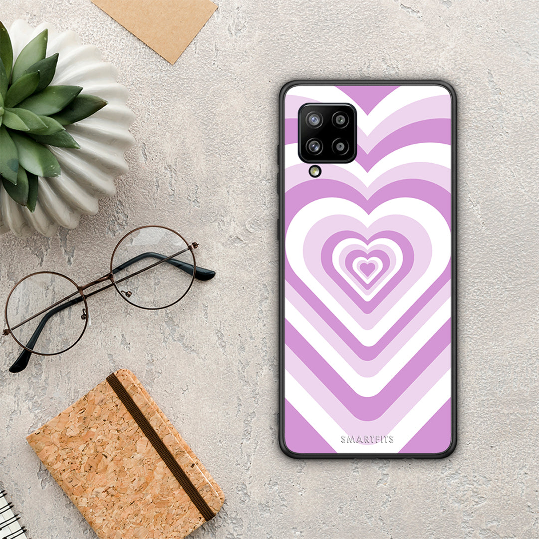 Lilac Hearts - Samsung Galaxy A42 θήκη