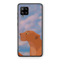 Thumbnail for Θήκη Αγίου Βαλεντίνου Samsung Galaxy A42 Lion Love 2 από τη Smartfits με σχέδιο στο πίσω μέρος και μαύρο περίβλημα | Samsung Galaxy A42 Lion Love 2 case with colorful back and black bezels