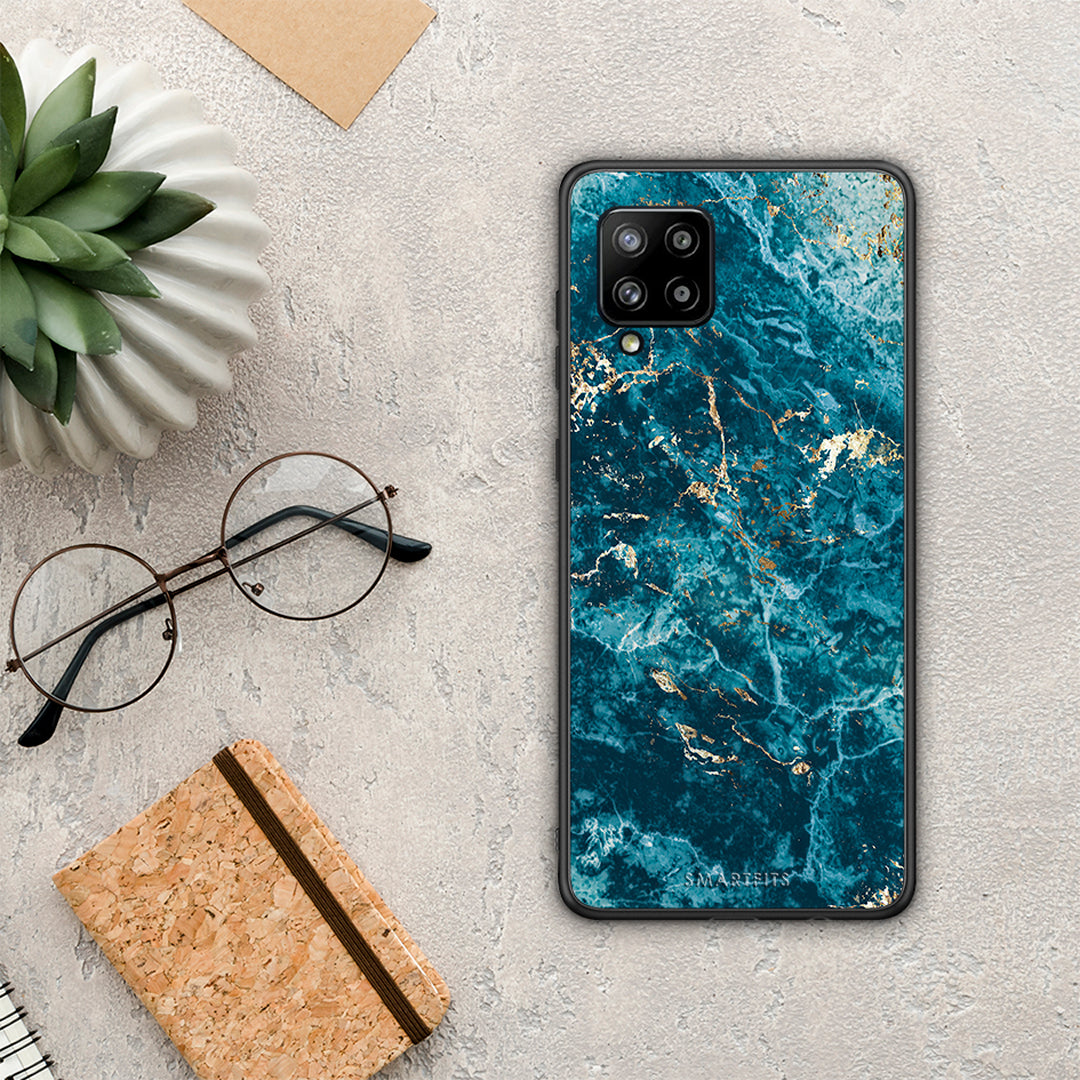 Marble Blue - Samsung Galaxy A42 θήκη