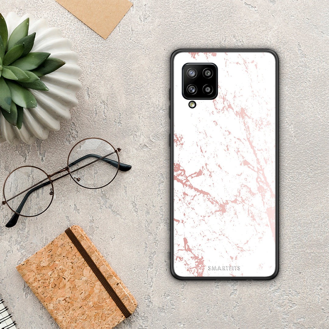 Marble Pink Splash - Samsung Galaxy A42 θήκη