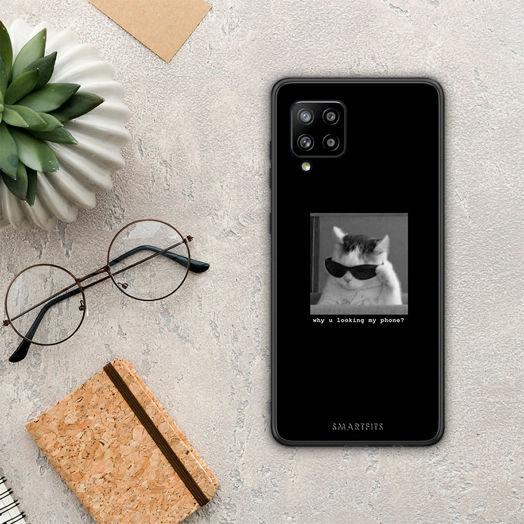 Meme Cat - Samsung Galaxy A42 θήκη