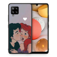 Thumbnail for Θήκη Αγίου Βαλεντίνου Samsung Galaxy A42 Mermaid Love από τη Smartfits με σχέδιο στο πίσω μέρος και μαύρο περίβλημα | Samsung Galaxy A42 Mermaid Love case with colorful back and black bezels