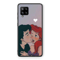 Thumbnail for Θήκη Αγίου Βαλεντίνου Samsung Galaxy A42 Mermaid Love από τη Smartfits με σχέδιο στο πίσω μέρος και μαύρο περίβλημα | Samsung Galaxy A42 Mermaid Love case with colorful back and black bezels